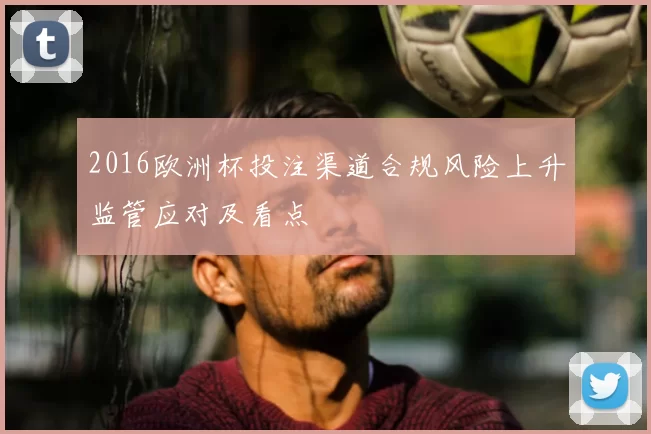 2016欧洲杯投注渠道合规风险上升监管应对及看点